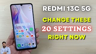 Redmi 13C 5G Change These 20 Settings Right Now [upl. by Sweatt]