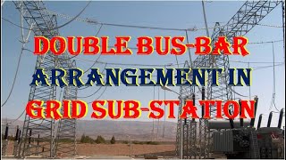 Grid Sub Station Double Busbar Arrangement  Bus coupler  Double Circuit Breaker  Ring Mesh [upl. by Enimaj589]