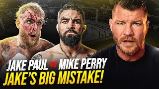 BISPING quotJake is MAKING a BIG MISTAKEquot  JAKE PAUL VS MIKE PERRY [upl. by Eleik]