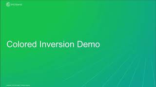 An Introduction to Kingdom Seismic Inversion  the Coloured Inversion Module [upl. by Aicenet]