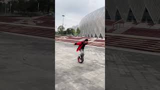 Humanpowered unicycle vs electric unicycle Which one do you prefer I used to prefer humanpow [upl. by Ettenom508]