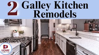 2 Galley Kitchen Renovation Design Ideas with More Open Concept [upl. by Stockwell]