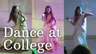 Dancing at college for the first time🔥 Hansika Krishna [upl. by Sirc]