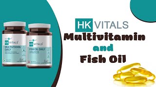 Hk Vitals  HK vitals Fish oil and Multivitamin review [upl. by Shurlocke]