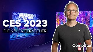 FernseherTrends 2023 Das sind die CESNeuheiten von Samsung LG amp Co [upl. by Ainex]