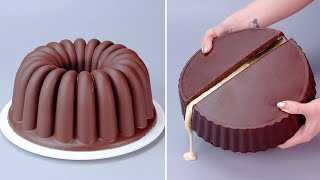 A Collection OF CAKE Oddly Satisfying Chocolate Cake You Never Seen  Awesome Cake Decorating Ideas [upl. by Adnilev625]