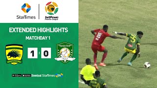 Kumasi Asante Kotoko 10 Aduana Stars  Highlights  betPawa Premier League [upl. by Anrapa564]