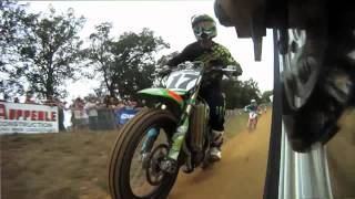 Henry Wiles  Ties Record at Peoria TT  AMA Pro Flat Track [upl. by Malina140]