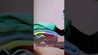 Myntra Winter Wear Haul Trendy Sweater Haul ashortaday myntra winterspecial sweaterhaul viral [upl. by Laresa234]