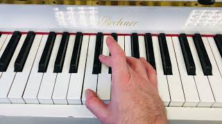 BEGINNERS PIANO 15  CHROMATIC SCALES piano lesson theory tutorial music rhthym teacher keys [upl. by Nimajneb]