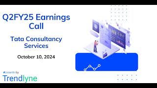 Tata Consultancy Services Earnings Call for Q2FY25 [upl. by Aiynot618]