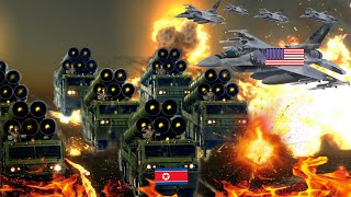 North Koreas newest antiaircraft missileHwasong15 missile shoot down US surveillance aircraft [upl. by Babby]