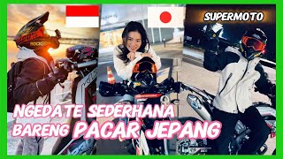 REAKSI CEWEK JEPANG NAIK SUPERMOTO GAK NYANGKA DIA HAPPY BANGET  AKU MAKIN DISAYANG【KLX230】モタード [upl. by Tecla]