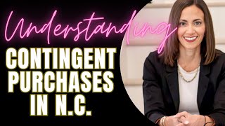 🌟 How Contingencies Work in North Carolina Real Estate  Contingent Offers Explained 🌟 [upl. by Donnelly]