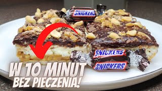 CIASTO SNICKERS BEZ PIECZENIA [upl. by Attena]