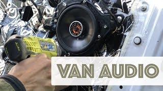 Replacing RAM Promaster City Door Speaker and Tweeter with JBL Club Speakers Van Audio Walkthrough [upl. by Alhsa]