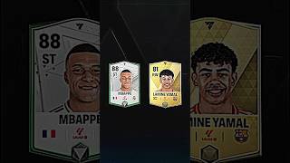 Mbappe Vs Lamine Yamal Fifa Mobile Cards fifa24 fifa fifamobile fifarenderz [upl. by Cedell]