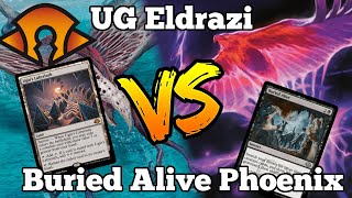 UG Eldrazi Midrange VS Buried Alive Phoenix Modern Horizons 3 Playtesting with YungDingo [upl. by Akirehs]