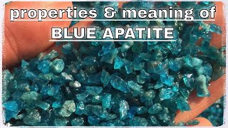 Blue Apatite Meaning Benefits and Spiritual Properties [upl. by Phillis]