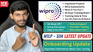 Wipro NGA Training Update 2024  WILP amp SIM  PreSkilling Program  All Details [upl. by Ancalin612]