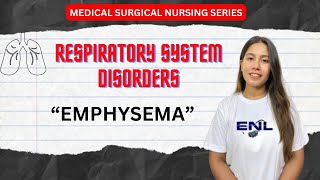 Emphysema  Medical Surgical Nursing  Respiratory System Disorders [upl. by Otreblada]