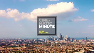 Chicago Skyline on Autumn Day from Helicopter  Cinematic Minute  102323  063 [upl. by Suryc762]