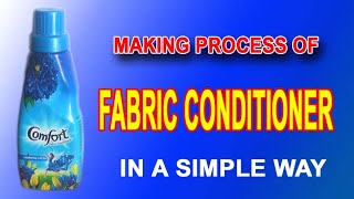 FABRIC CONDITIONER MAKING PROCESS AT HOME [upl. by Yroffej]