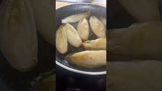 Endives cooking simple shorts youtubeshorts [upl. by Nodnerb]