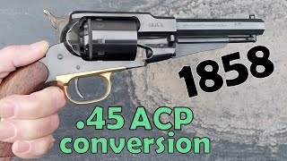 1858 Remington with Howell Cylinder 45 acp gun [upl. by Apollo]