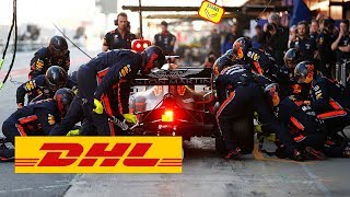 DHL Fastest Pit Stop Award FORMULA 1 GULF AIR BAHRAIN GRAND PRIX 2019 Verstappen  Red Bull [upl. by Mcdonald]