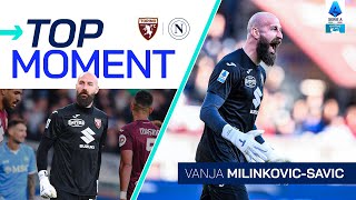 MilinkovicSavic Frustrates Napoli with Stunning Saves  Top Moment  Serie A 202425 [upl. by Aicilanna446]