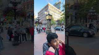 Gastown Steam Clock beautifulVancouver canadaStories [upl. by Yanahs]