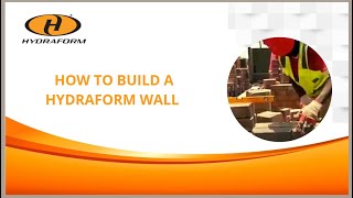 How to build a Hydraform wall [upl. by Harp]