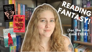 I Read FANTASY For The FIRST TIME  Reading Vlog [upl. by Ynafetse]