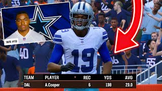 Huge Welcome Back For Cooper  Madden 25 Cowboys Franchise [upl. by Ahsilak]