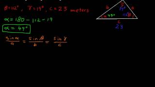 Oblique Triangles and the Law of Sines  Precalculus Tips [upl. by Service215]