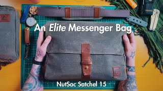 An EDC Messenger Bag Masterpiece NutSac Satchel 15 Review [upl. by Nomrej]