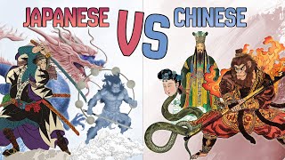 Chinese vs Japanese Gods in Mythology  Whats the Difference [upl. by Lenoyl]