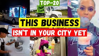 20 PROFITABLE BUSINESS IDEAS 2024 Business franchises [upl. by Mayes]