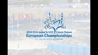 Sunday Kayak Cross  2024 ECA Junior and U23 Canoe Slalom European Championships Krakow [upl. by Anirac122]