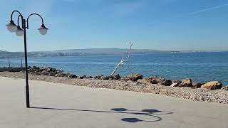 Breakfast Facing The Dardanelles Strait canakkale dardanelles breakfast turkeytravelvlog [upl. by Anawahs]