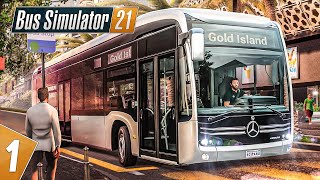 BUS SIMULATOR 21 Erste Tour im MercedesBenz CITARO K Einsteigen und Abfahrt  BUS SIMULATOR 2021 [upl. by Nilya]