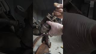 How to compress rear brake piston on 2014 ford Explore Sport brakecaliperpiston [upl. by Rick]