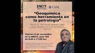 Conferencia Geoquímica como herramienta en la petrología [upl. by Amin]