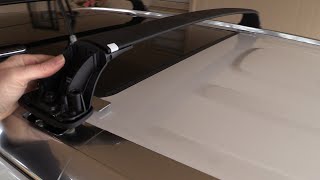 Toyota Highlander XLE 2021 Roof Rack Installation 2022 09 11 [upl. by Hametaf]