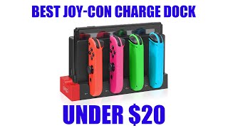 The Best Joy Con Charging Dock for Nintendo Switch  Charge 6 JoyCons  Klipdasse Ipega Review [upl. by Tevlev]