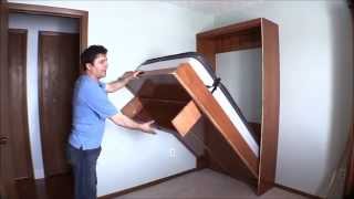 How I built my wall bed quickly and easily with Easy DIY Murphy Bed hardware kit [upl. by Violante]