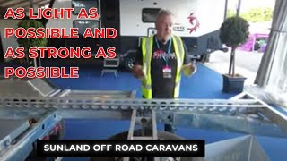 Sunland Caravans Chassis  As light as possible and as strong as possible [upl. by Acinahs]