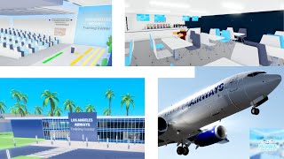 LAA Airlines NEW Updated Training centre TOUR II laa roblox [upl. by Anin]