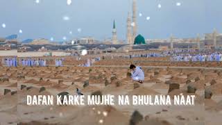 Dafan karke mujhe Na Bhulana naat islamic vairalvideo [upl. by Germaine957]